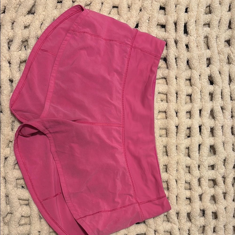 lululemon athletica Speed Up Low-Rise Lined Shorts in hot pink